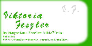 viktoria feszler business card